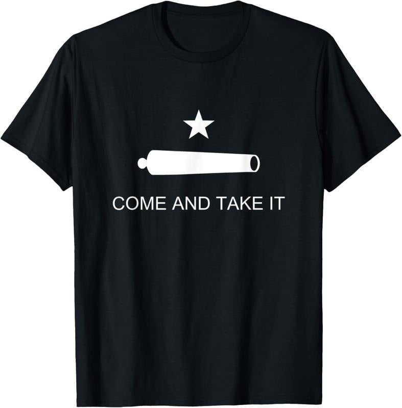100% Cotton Come And Take It Battle of Gonzales Texas T-Shirt