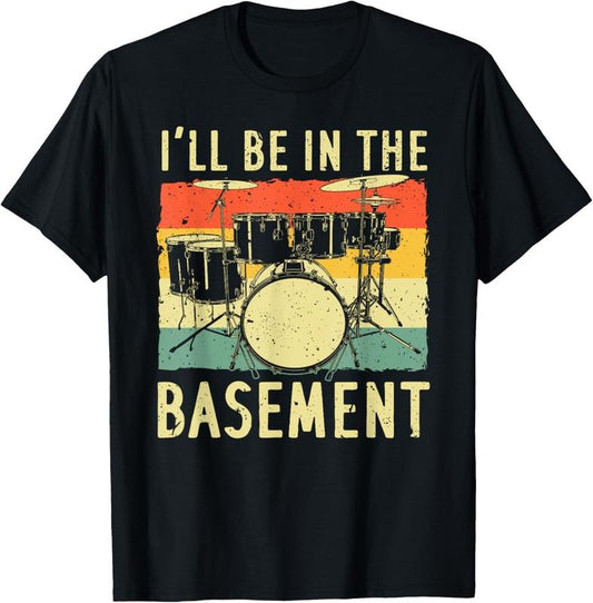 100% Cotton Cool Drumming Design For Men Women Drum Set Drumming Drummer T-Shirt