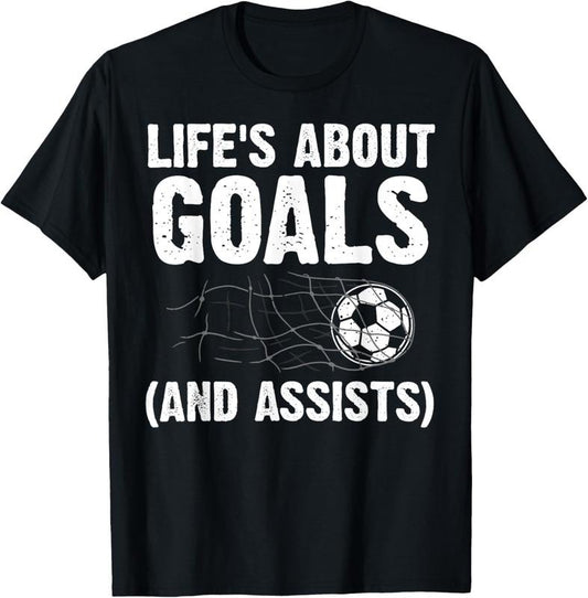 100% Cotton Cool Soccer Art For Men Women Soccer Lovers Soccer Player T-Shirt