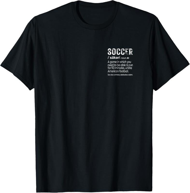 100% Cotton Definition of soccer T-Shirt