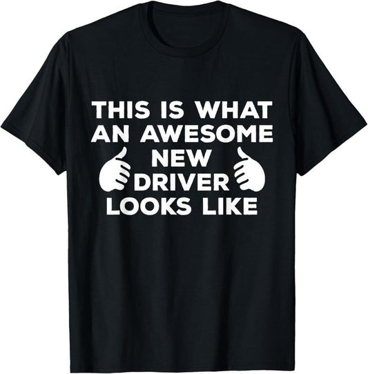 100% Cotton Driver's License Passed - Driving School Learner Automobile T-Shirt