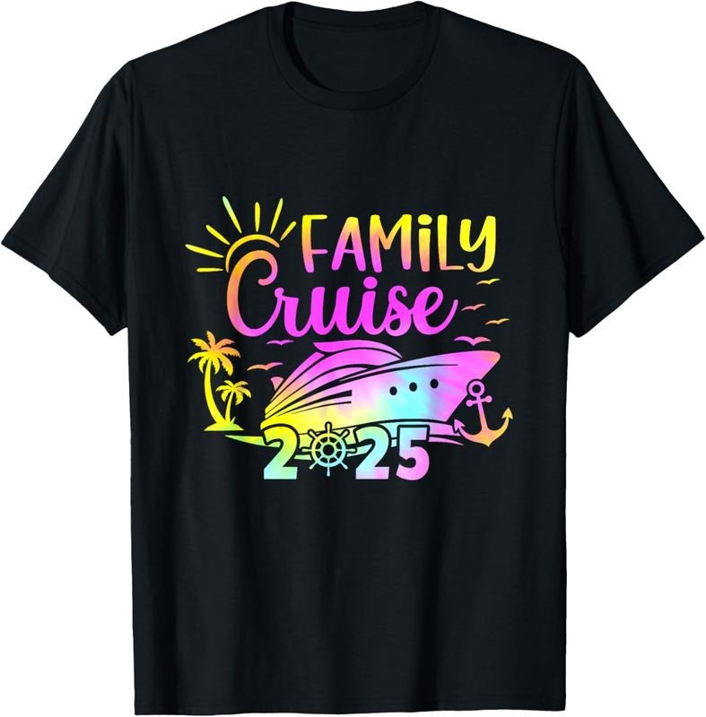 100% Cotton Family Cruise 2025 Family Vacation Matching for Cruise 2025 T-Shirt
