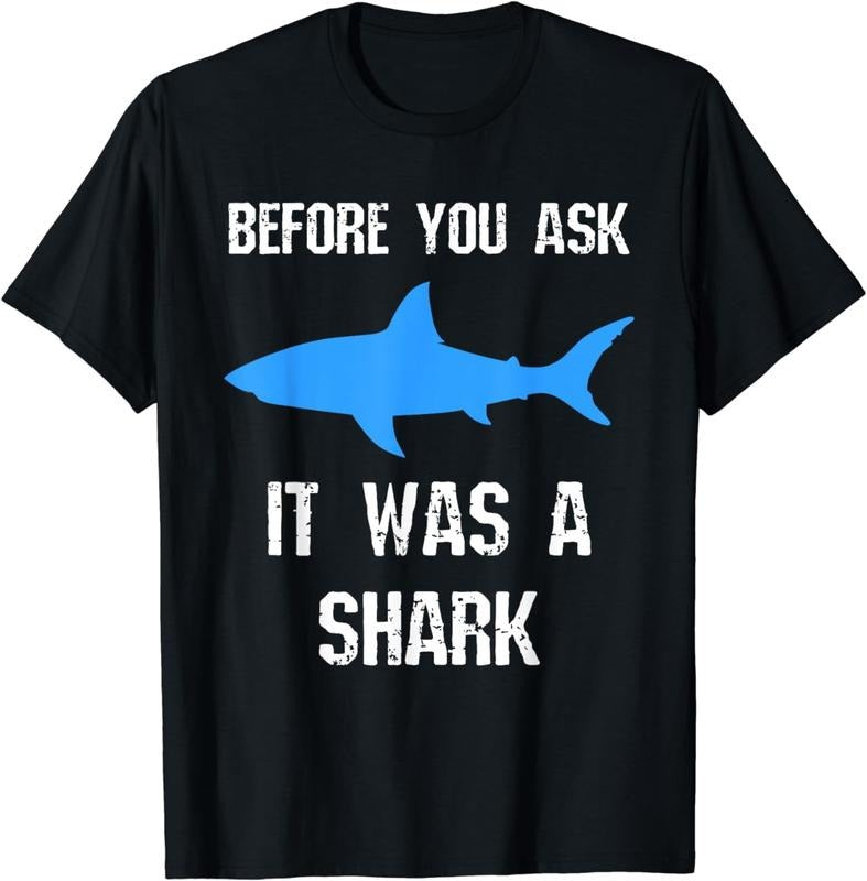 [100% Cotton]Funny Amputee Amputation Surgery Shark Humor T-Shirt