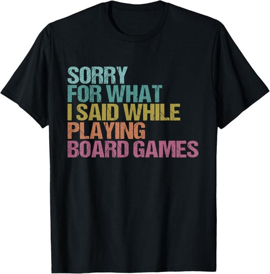 100% Cotton Funny Board Game Quote Board Gamer Player Gift Men Women  T-Shirt