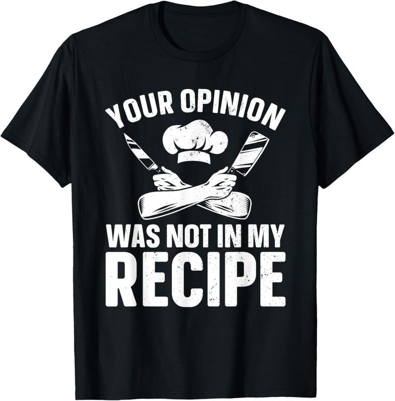 100% Cotton Funny Chef Design For Men Women Cook Cooking Culinary Chef T-Shirt
