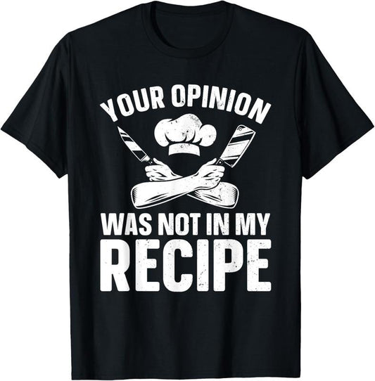 100% Cotton Funny Chef Design For Men Women Cook Cooking Culinary Chef T-Shirt