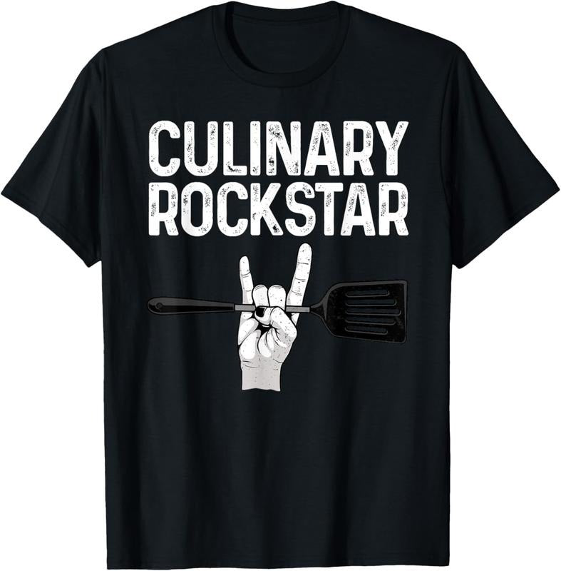 100% Cotton Funny Chef Novelty For Men Women Kitchen Cook Culinary Chef T-Shirtstyle{n002}2