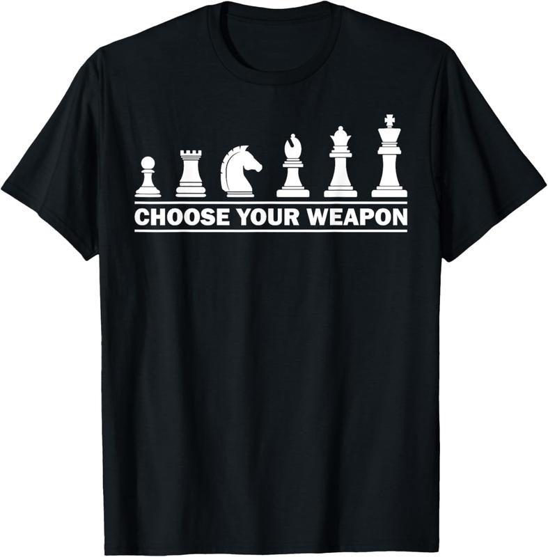 100% Cotton Funny Chess Gift For Chess Lover  Boys Girls Cool Player T-Shirt