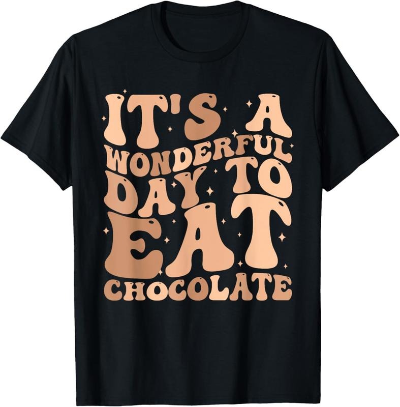 100% Cotton Funny Chocolate Lover Chocolate Bars T-Shirt