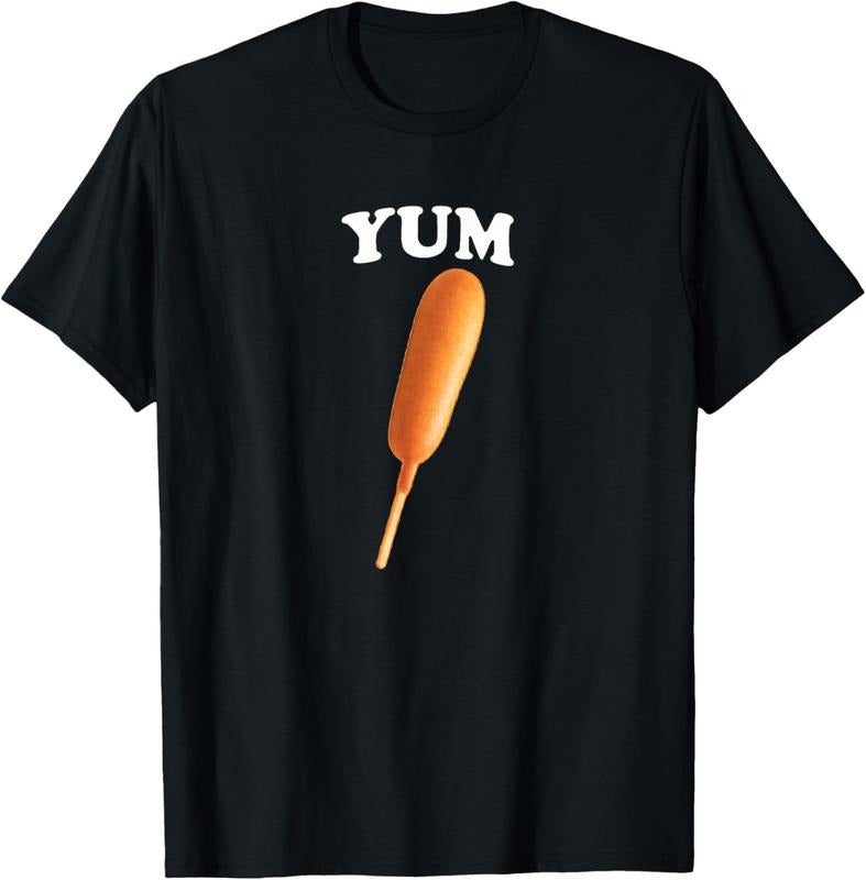 100% Cotton Funny Corn Dog Shirt Pronto Pup Gift T-Shirt