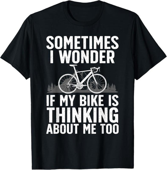 100% Cotton Funny Cycling Art For Men Women Bike Rider Track Racing T-Shirt
