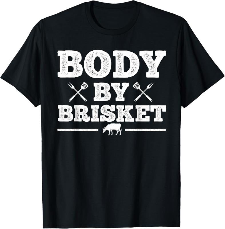 100% Cotton Funny Meat Grilling Art For Men Women BBQ Grill Meat Smoking T-Shirt