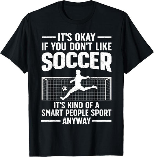 100% Cotton Funny Soccer Design For Men Women Soccer Lover Soccer Player T-Shirtstyle{n002}3