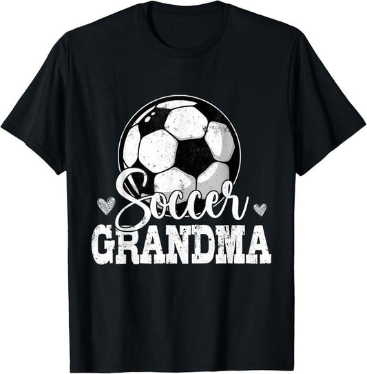 100% Cotton Funny Soccer Grandma Soccer Lover T-Shirt