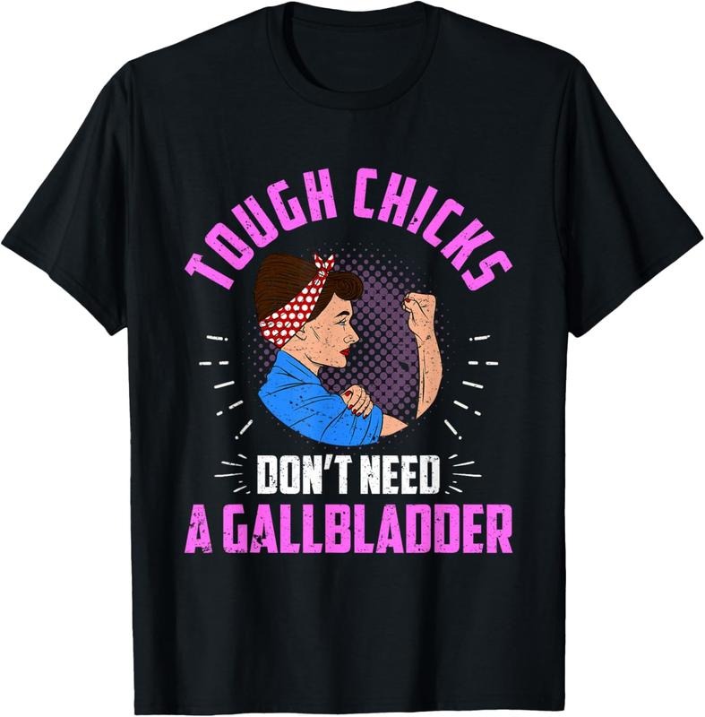 100% Cotton Gallbladder Removal Surgery T-Shirt