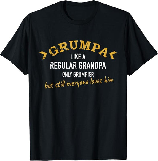 100% Cotton Grandpa Grumpa T-Shirt