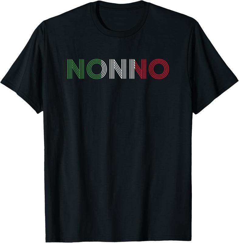 100% Cotton Grandpa Italian Family Roots Italy Home Country Nonno T-Shirt
