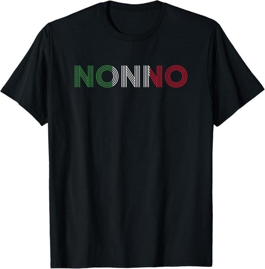 100% Cotton Grandpa Italian Family Roots Italy Home Country Nonno T-Shirt