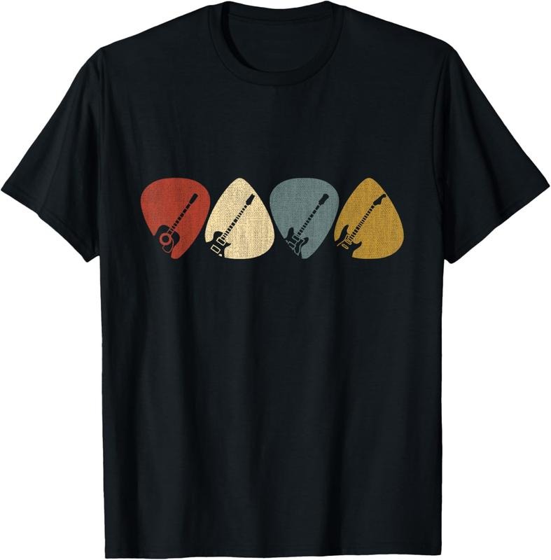 100% Cotton Guitar Pick T-Shirt
