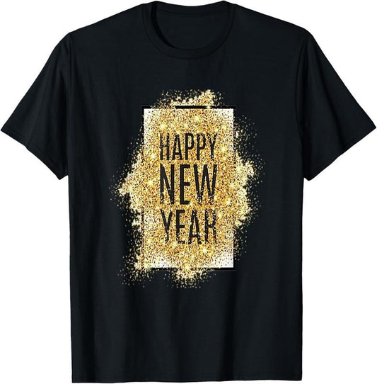 100% Cotton Happy New Year 2025 New Years Eve T-Shirt