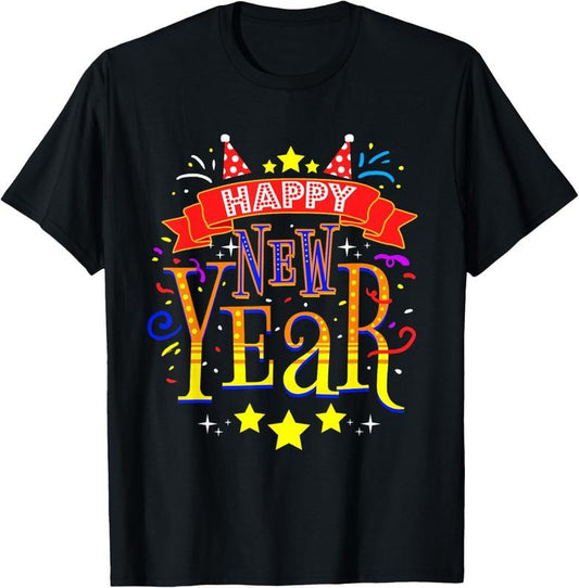 100% Cotton Happy New Year New Years Eve 2023 T-Shirt