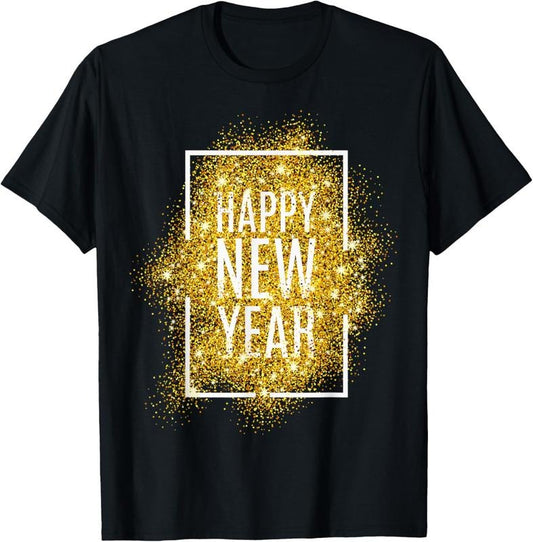 100% Cotton Happy New Year Party Supplies 2025 Family Matching Christmas T-Shirt