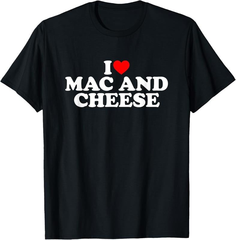 100% Cotton I Love macaroni And Cheese T-Shirt