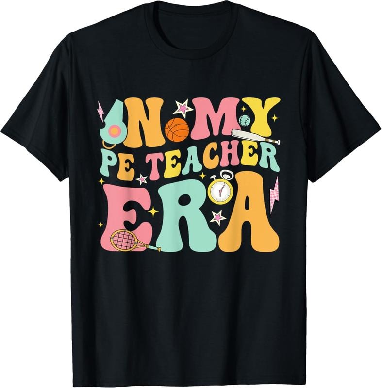 100% Cotton In My Physical Education Era PE Teacher Women Men T-Shirt