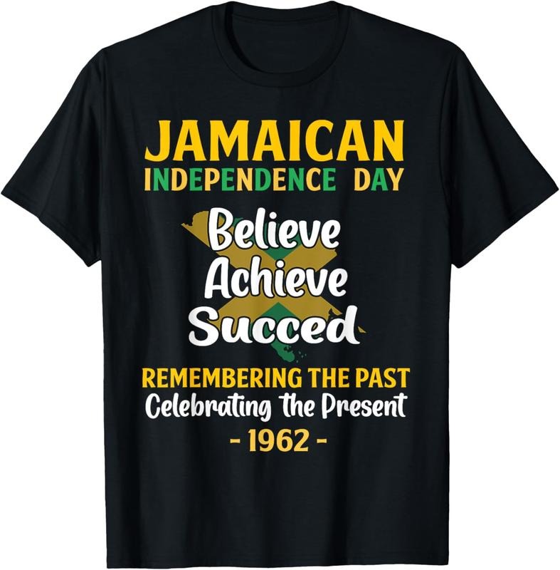 100% Cotton Jamaican Independence Day Jamaica 1962 T-Shirt
