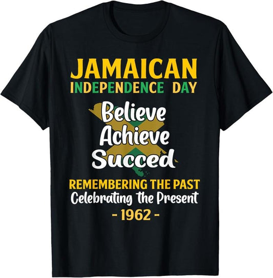 100% Cotton Jamaican Independence Day Jamaica 1962 T-Shirt
