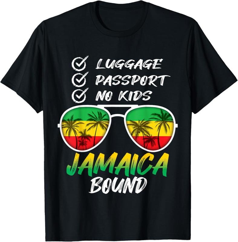 100% Cotton Jamaican Travel Vacation Trip Outfit To Jamaica Men Women T-Shirt