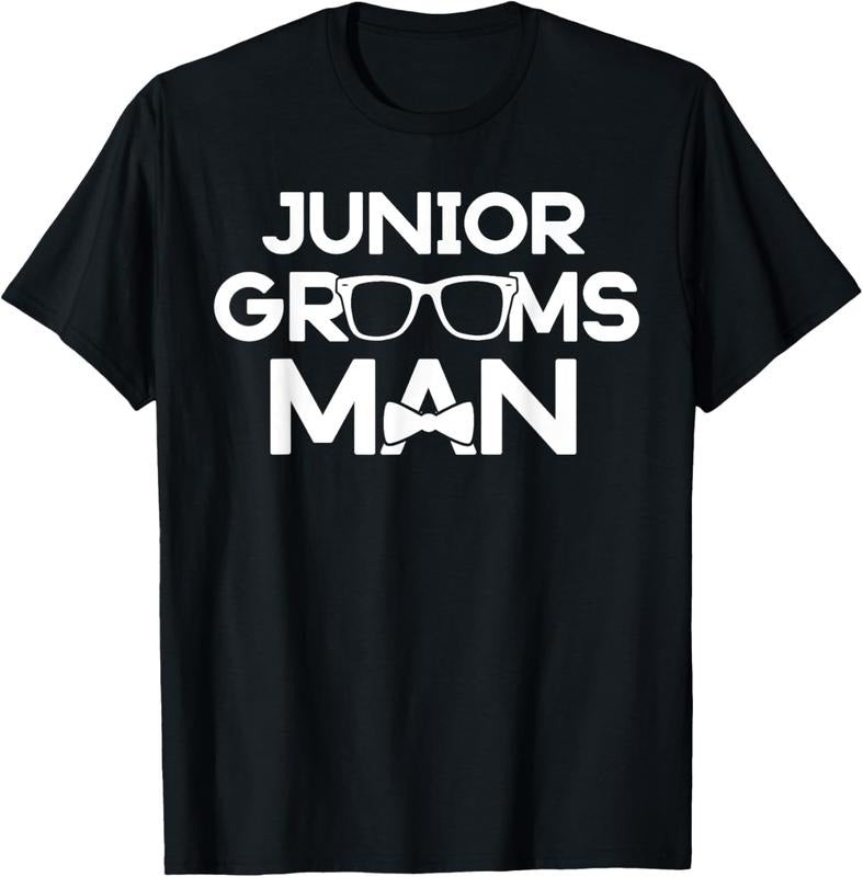 100% Cotton Junior Groomsman Wedding Party Gift T-Shirt
