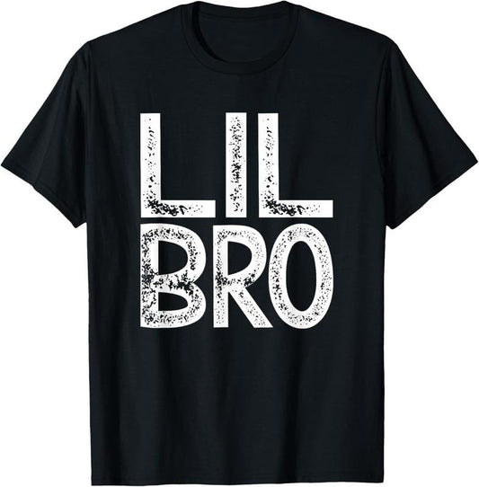 100% Cotton Lil Bro Little Brother gifts Vintage T-Shirt