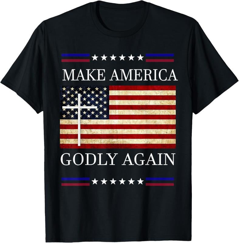 100% Cotton Make America divine again T-Shirt