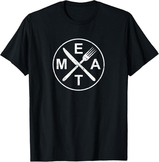 100% Cotton Meat Eater Carnivore Protein Keto Paleo T-Shirt
