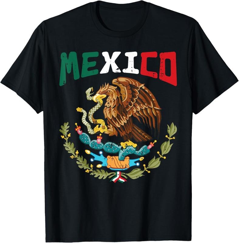 100% Cotton Mexican Independence Day Mexico Women Men  T-Shirt