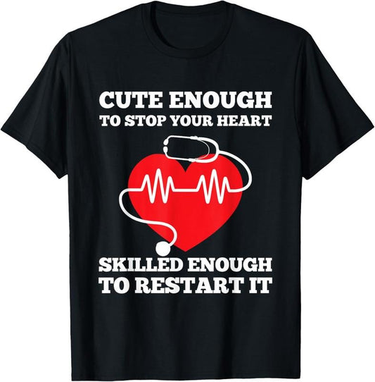 100% Cotton Nurse Shirt- Nurse Gift - Funny Nurse T-Shirt T-Shirt