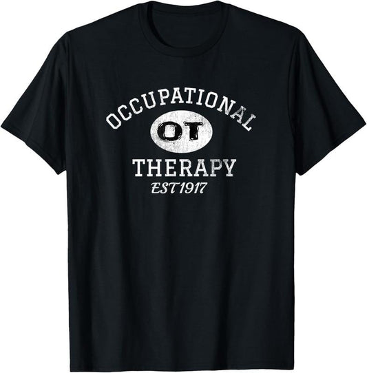 100% Cotton Occupational Therapy Vintage Stressed T-Shirt