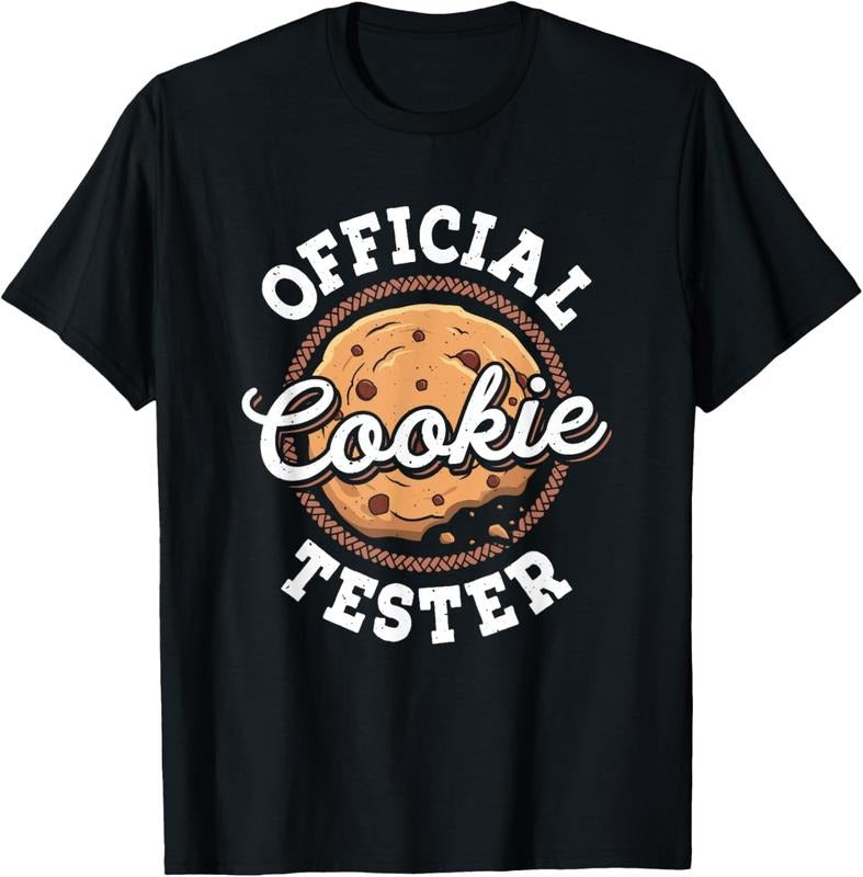100% Cotton Official Cookie Tester - Pastry Baking Cookie Baker T-Shirt