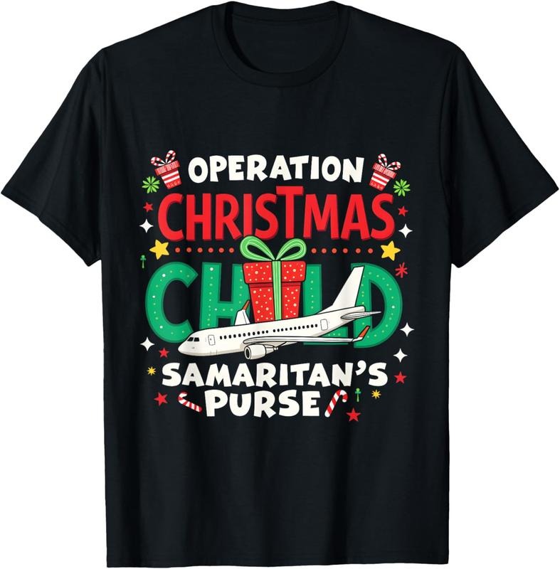 100% Cotton Operation Christmas Funny Family Matching Xmas Gifts T-Shirt