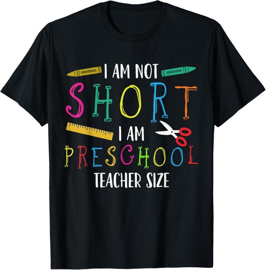 100% Cotton Preschool Teacher Short Pre-K Teacher T-Shirt