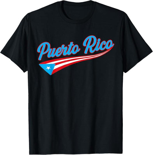 100% Cotton Puerto Rico Vintage Flag Puerto Rican Men Women  Boricua T-Shirt
