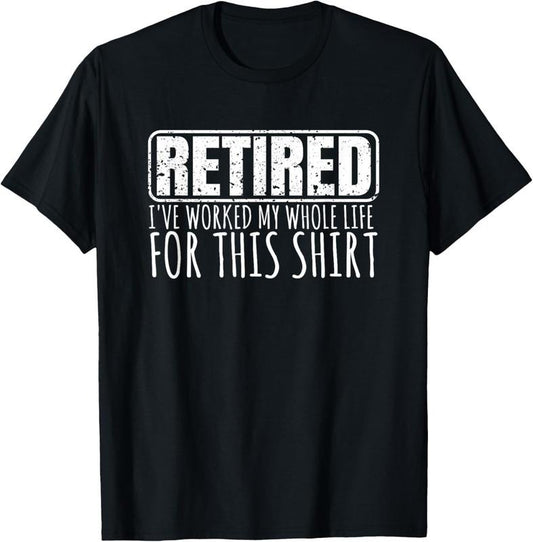 100% Cotton Retiree Gifts For Men Funny Retirement With Sayings T-Shirt