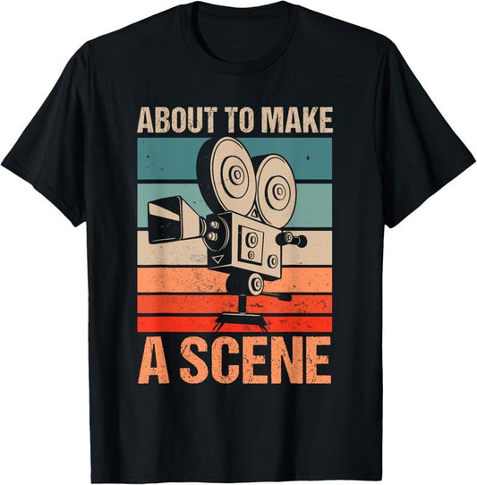 100% Cotton Short Film Writer Movie Maker Cinematographer Editor T-Shirt