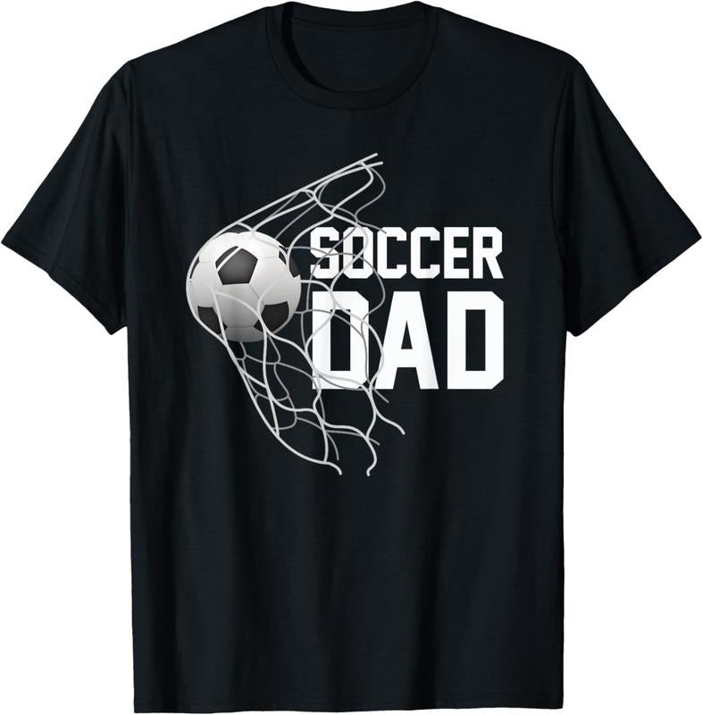 100% Cotton Soccer DAD | Football | Futbol | Parents | Goal | Gift T-Shirt