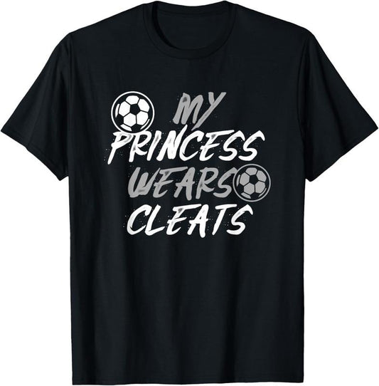 100% Cotton Soccer Daughter Outfit for a Soccer Dad or Soccer Mom T-Shirtstyle{n002}2