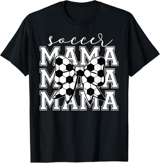 100% Cotton Soccer Mama Retro Groovy Soccer Softball Mom T-Shirt