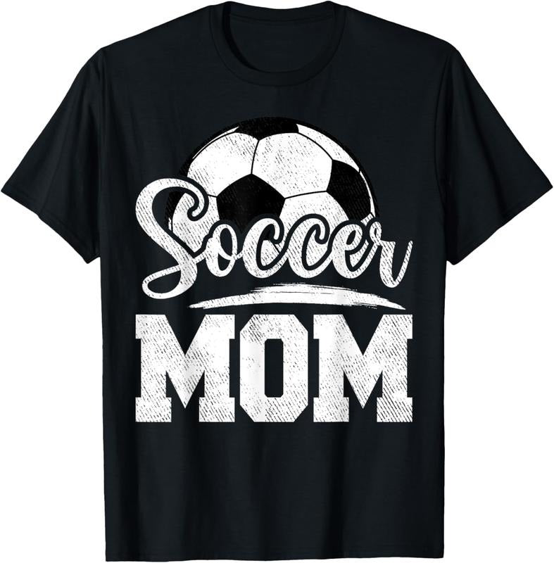 100% Cotton Soccer Mom Soccer Player Game Day Mother's Day T-Shirt