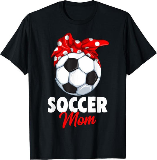 100% Cotton Soccer Mom Women T-Shirt