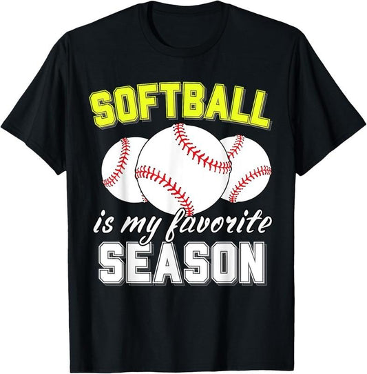 100% Cotton Softball Player Coaches - Softball Season Team Softball T-Shirt